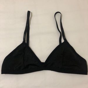 Simple black bralette